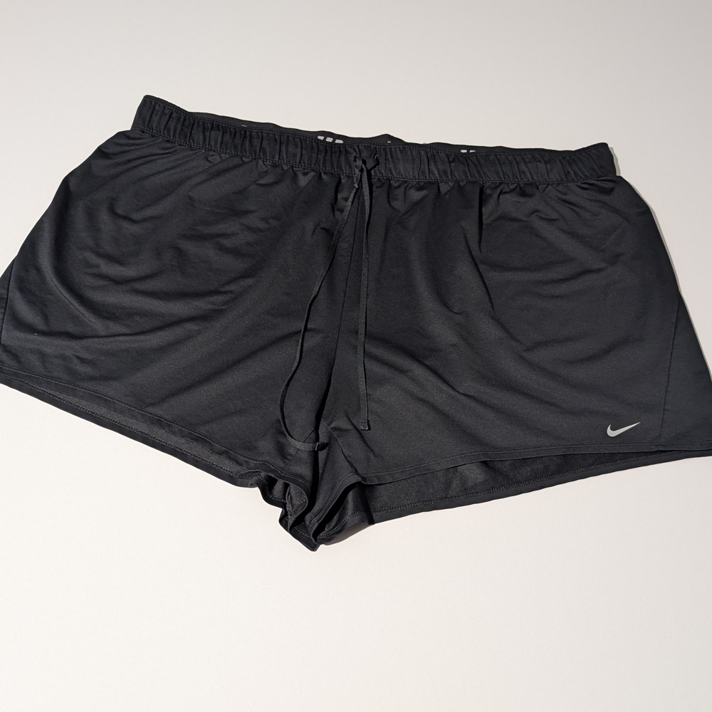Nike Women's Dri-Fit Athletic Running Black Shorts 3X